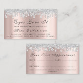 メイクアップアーティストラッシュズバラドリップスイベントプランナー 予約カード (正面/裏面)