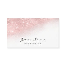 メイクアップアーティストラッシュピンクグリッターホワイト