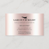 メイクアップアーティストラッシュピンク+プラチナグリッタードリップス 名刺 (裏面)