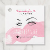 メイクアップアーティストラッシュブロウピンクのラッシュクリーナー価格 フェイバータグ (正面)