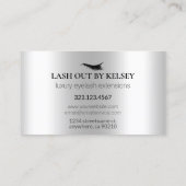 メイクアップアーティストラッシュプラチナグリッター+シルバードリップ 名刺 (裏面)