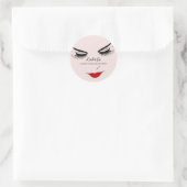 メイクアップアーティストラッシュプロダクトレッドリップキス ラウンドシール (バッグ)