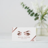 メイクアップアーティストラッズアイズマーブルバラ金ゴールド 名刺 (スタンド正面)