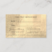 メイクアップアーティストラッズエクステンションアポイントメントカード 予約カード (裏面)