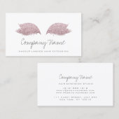 メイクアップアーティストラッズエクステンションバラホワイトグレー 予約カード (正面/裏面)