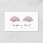 メイクアップアーティストラッズエクステンションバラホワイトグレー 予約カード (正面)