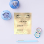 メイクアップアーティストラッズゴールデンフライヤー1ページ価格 チラシ (シングル)