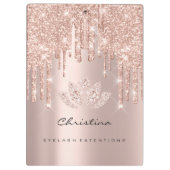 メイクアップアーティストラッズスパークイベントプランナーロータスVIP クリップボード (裏面)