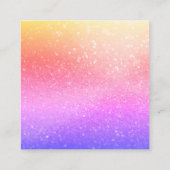 メイクアップアーティストラッズブアジーDall Classy スクエア名刺 (裏面)