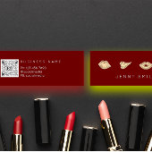 メイクアップアーティストリップナース化粧品注射器Qr スキニー名刺