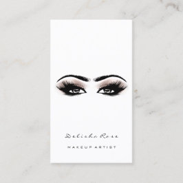 メイクアップアーティストリーズグリッター眉毛バラ目 名刺