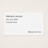 メイクアップアーティストレッドリップスティック予算名刺 (裏面)