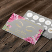 メイクアップアーティストヴィンテージエレガントフローラグレーロイヤリティ ロイヤリティカード