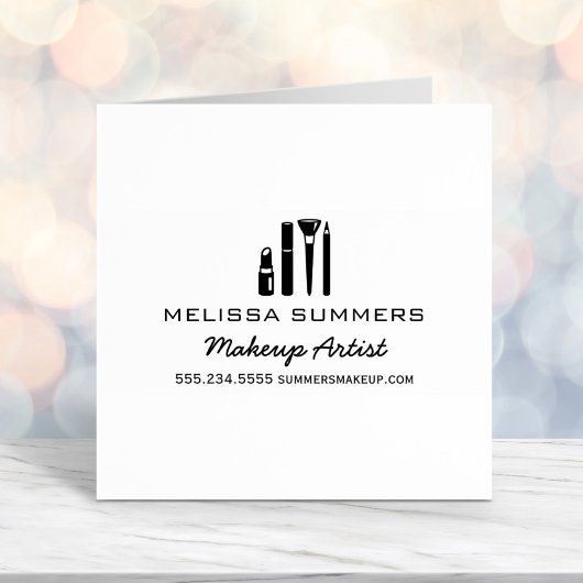 メイクアップアーティスト化粧品リップスティックMascaraアドレス セルフインキングスタンプ