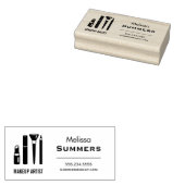 メイクアップアーティスト化粧品リップスティックMascaraアドレス ラバースタンプ (押印)