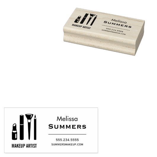 メイクアップアーティスト化粧品リップスティックMascaraアドレス ラバースタンプ (押印)