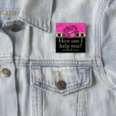メイクアップアーティスト名タグボタンBrooch Lights Lips B 缶バッジ (インサイチュ)