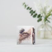 メイクアップアーティスト名刺 スクエア名刺 (スタンド正面)