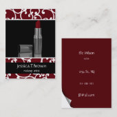 メイクアップアーティスト名刺 名刺 (正面/裏面)