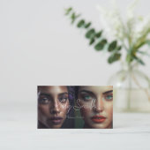 メイクアップアーティスト名刺 名刺 (スタンド正面)