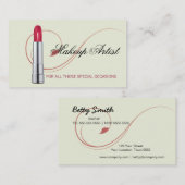 メイクアップアーティスト名刺 名刺 (正面/裏面)