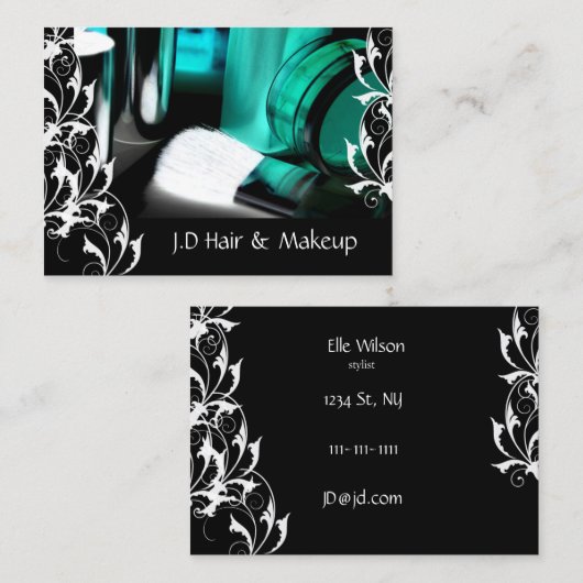 メイクアップアーティスト名刺 名刺 (正面/裏面)