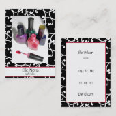 メイクアップアーティスト名刺 名刺 (正面/裏面)