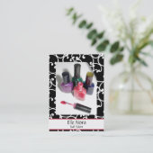 メイクアップアーティスト名刺 名刺 (スタンド正面)