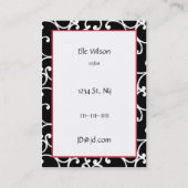 メイクアップアーティスト名刺 名刺 (裏面)