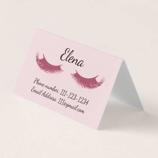 メイクアップアーティスト名刺 名刺 (正面)