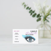 メイクアップアーティスト名刺 名刺 (スタンド正面)