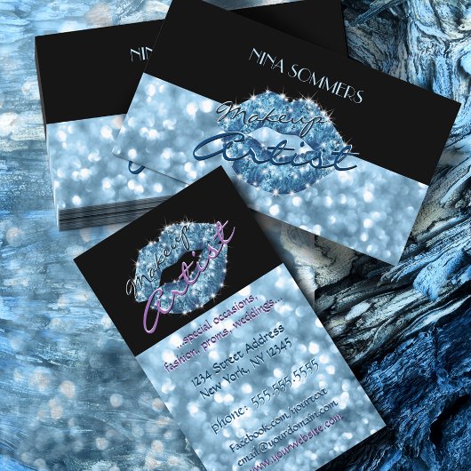 メイクアップアーティスト名刺 名刺