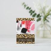 メイクアップアーティスト名刺 名刺 (スタンド正面)