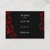 メイクアップアーティスト名刺 名刺 (裏面)