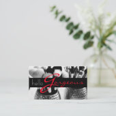 メイクアップアーティスト名刺 名刺 (スタンド正面)