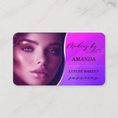 メイクアップアーティスト向け名刺アイディア 名刺 (正面)