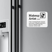 メイクアップアーティスト定義 – Set Life 3" x 4" Flex マグネット