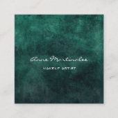 メイクアップアーティスト抽象芸術スクエアビジネスカード スクエア名刺 (正面)