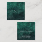 メイクアップアーティスト抽象芸術スクエアビジネスカード スクエア名刺 (正面/裏面)