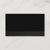 メイクアップアーティスト書道ビジネスカード 名刺 (裏面)