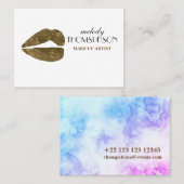 メイクアップアーティスト標準マット 名刺 (正面/裏面)