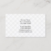 メイクアップアーティスト王室の金ゴールドダイヤモンドキルト 名刺 (裏面)