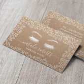 メイクアップアーティスト素朴バビーズブレスフローラクラフト 名刺