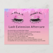 メイクアップアーティスト紫アフターケア チラシ (正面)