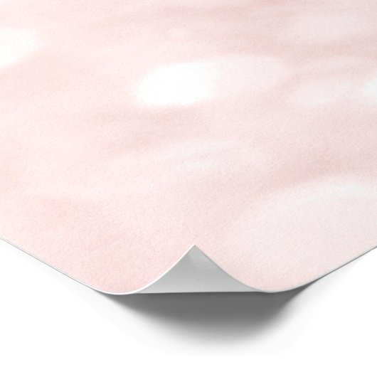 メイクアップアーティスト美しいサロンアイブロピンクグリッター ポスター (角)