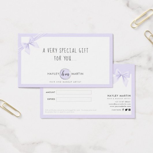 メイクアップアーティスト美しいサロンギフト券 (オフィス)