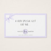 メイクアップアーティスト美しいサロンギフト券 (正面)