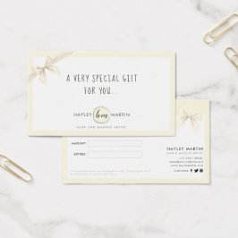 メイクアップアーティスト美しいサロンギフト券