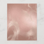 メイクアップアーティスト美しいサロングリッターフライヤースキニー チラシ (裏面)