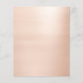 メイクアップアーティスト美しいサロングリッターフライヤーピンクリップ チラシ (裏面)